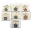 Image 2 : Group Lot of 7x ICCS Certified coins MS-65 to MS-67 NBU. 7pcs