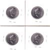 Image 2 : Lot of 4x 1991 25-cent in BU Condition *LOW MINTAGE* 4pcs