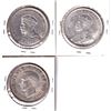 Image 2 : Group Lot 3x Silver $1: 1935, 1936, & 1937. First 3 years of issue. All coins AU-UNC. Coins may be l