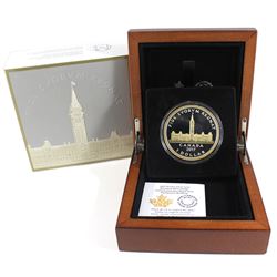 2017 Canada $1 Commemorative Royal Visit - Parliament Building Fine Silver Dollar (outer sleeve ligh