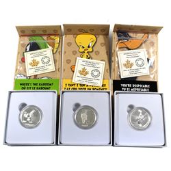 2015 Canada $10 Looney Tunes Fine Silver Coins - Tweety Bird - "I Tawt I Taw a Putty Tat", Marvin th