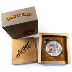 2015 Canada $30 Looney Tunes - The Rabbit of Seville 2oz. Fine Silver Coin (lightly toned & capsule 