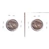 Image 2 : Pair of 2x 1913 USA Buffalo Nickels. Lot includes a Recessed Ground AU & Raised Ground AU. Coin has 