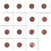 Image 2 : Estate Lot of 15x Canadian 1-cent from a collector who looked for errors and die enomolies like die 