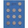 Image 1 : Canadian Quarter Collection in old Blue Whitman folder. Folder contains 19x Silver coins from 1953-1