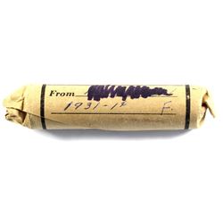 Roll of 1931 Canada 1-cents. Most coins in Fine or better condition. 50pcs
