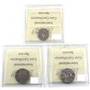Image 2 : 3x ICCS Certified coins: 1937 5-cent VF-20, 1964 5-cent MS-63 & 1977 10c MS-66 NBU. 3pcs