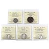 Image 1 : 5x ICCS Certified Coins: 1998 10c Commemorative silver matte PF-60, 1998 1c Matte Commemorative PF-6