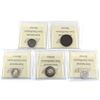 Image 2 : 5x ICCS Certified Coins: 1998 10c Commemorative silver matte PF-60, 1998 1c Matte Commemorative PF-6