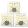 Image 1 : 2017 Beaver, 2017 Canada 150 & 2018 Canada 5-cent ICCS Certified MS-66. 3pcs
