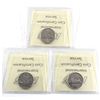 Image 2 : 2017 Beaver, 2017 Canada 150 & 2018 Canada 5-cent ICCS Certified MS-66. 3pcs