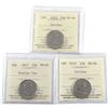 Image 1 : 2015, 2017 Stanley Cup & 2018 Canada 25-cent ICCS Certified MS-66. 3pcs