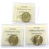 Image 2 : 2014, 2016 & 2017 Wedding Loon Dollar ICCS Certified MS-66. 3pcs