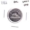 Image 1 : 1964 Extra Waterline 5-cent UNC+ (scratched)