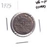 Image 1 : 1925 Canada 5-cent VG-Fine (Corrosion)
