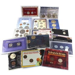 Lot of 13x United States Commemorative sets: 1912 Nickel & Dime set, Complete 1943 Steel Penny Mint 