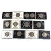 Image 1 : Collection of Vintage John F. Kennedy Half Dollars in Souvenir Holders. Dates include: 1967, 1969, 2