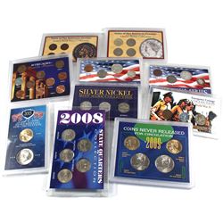 Collection of United States Coin Sets: 1964 Americana Series 4-Coin Set, Coins of the American Front