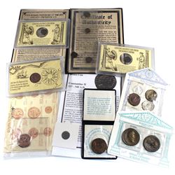 Collection of Commemorative Coins: 1985 Admiral Gardner Shipwreck Cash Coin, Tribute to Masada commi