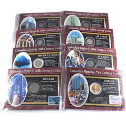 Estate Lot of Canada's Historic 20th Century Coins with Stamp issued by the Morgan mint: 1929 5-cent