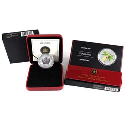 2004 Silver Maple Leaf D-Day Coin & 2005 Canada $5 Coloured Silver Maple Leaf (Tax Exempt) 2pcs