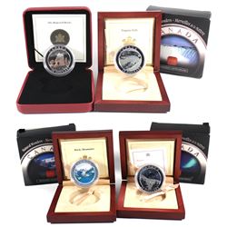 2003-2004 Canada National Wonders $20 Fine Silver Coins (Tax Exempt): 2003 Rocky Mountain, 2003 Niag