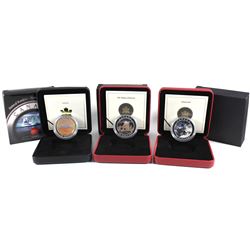 2004-2005 Canada National Wonders $20 Fine Silver Coins (Tax Exempt): 2004 Iceberg, 2004 Hopewell Ro