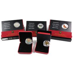 2004-2006 Canada 50-cent Sterling Silver Butterfly Coins: 2004 Tiger Swallowtail, 2004 Clouded Sulph
