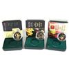 Image 1 : 2002-2004 Canada 50-cent Sterling Silver Canadian Flora Coins: 2002 Golden Tulip, 2003 Golden Daffod