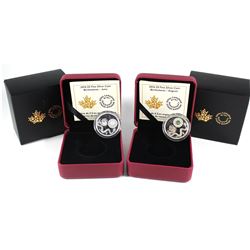 2x 2016 Canada $5 Birthstones Fine Silver Coins (TAX Exempt). This lot contains the following Births