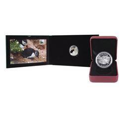 2013 $20 The Beaver & 2014 $20 Baby Animals - Atlantic Puffin Coin and Stamp Set (Tax Exempt). 2013 