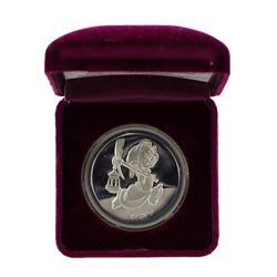 1987 Rarities Mint Disney Dopey 1oz Silver Proof Coin w/Box & COA