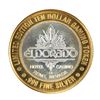 Image 1 : .999 Fine Silver Eldorado Reno, Nevada $10 Limited Edition Gaming Token