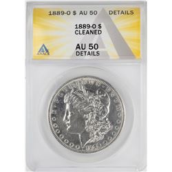 1889-O $1 Morgan Silver Dollar Coin ANACS AU50 Details