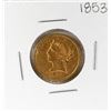 Image 1 : 1853 $5 Liberty Head Half Eagle Gold Coin