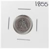 Image 1 : 1855 Arrows Seated Liberty Half Dime Coin