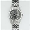 Image 2 : Rolex Mens Stainless Steel Meteorite Diamond 36MM Datejust Wristwatch