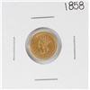 Image 1 : 1858 $1 Liberty Head Gold Dollar Coin