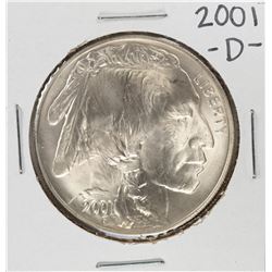 2001-D $1 American Buffalo Commemorative Silver Dollar Coin