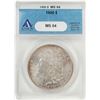 Image 1 : 1900 $1 Morgan Silver Dollar Coin ANACS MS64
