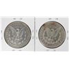Image 2 : Lot of (2) 1878 $1 Morgan Silver Dollar Coins