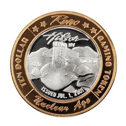 .999 Fine Silver Hilton Reno, Nevada $10 Limited Edition Gaming Token