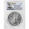 Image 1 : 2016-P $1 American Silver Eagle Coin PCGS Gem BU Struck at the Philadelphia Mint