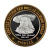 Image 1 : .999 Silver Pioneer Hotel & Gambling Hall $10 Casino Limited Edition Gaming Token