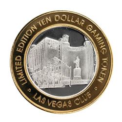 .999 Silver Las Vegas Club $10 Casino Limited Edition Gaming Token