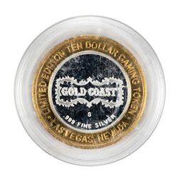 .999 Fine Silver Gold Coast Las Vegas $10 Casino Limited Edition Gaming Token