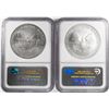 Image 2 : Lot of (2) 2007-W $1 American Silver Eagle Coins NGC MS69 Early Releases