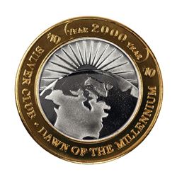.999 Silver Silver Club Casino Sparks, NV $10 Limited Edition Casino Gaming Token