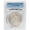 Image 1 : 1902 $1 Morgan Silver Dollar Coin PCGS MS66