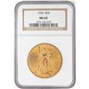 Image 1 : 1924 $20 St Gaudens Double Eagle Gold Coin NGC MS64